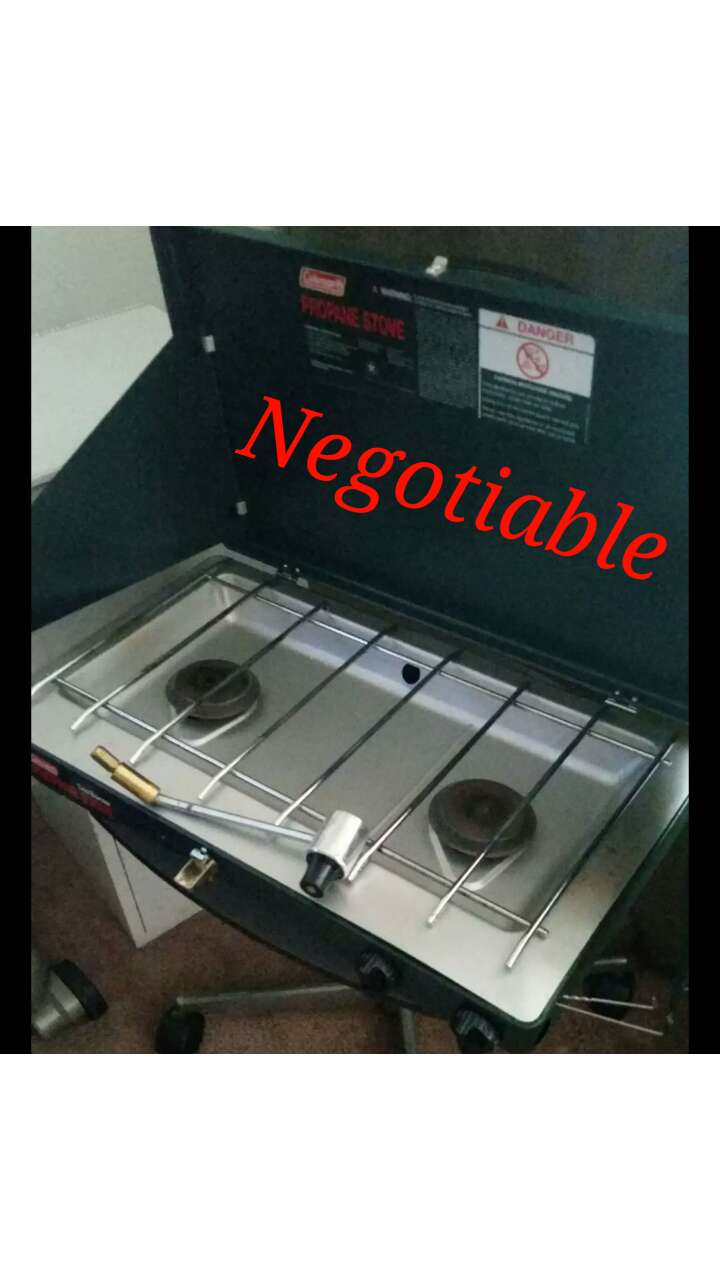 Coleman Camping stove grill range hot plate for sale in Homestead, FL