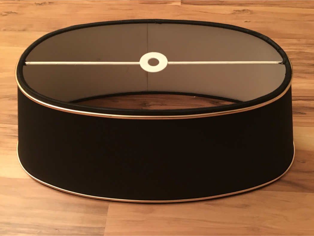 Black oval lamp shade, never used! Only 5 left for sale in Los Angeles