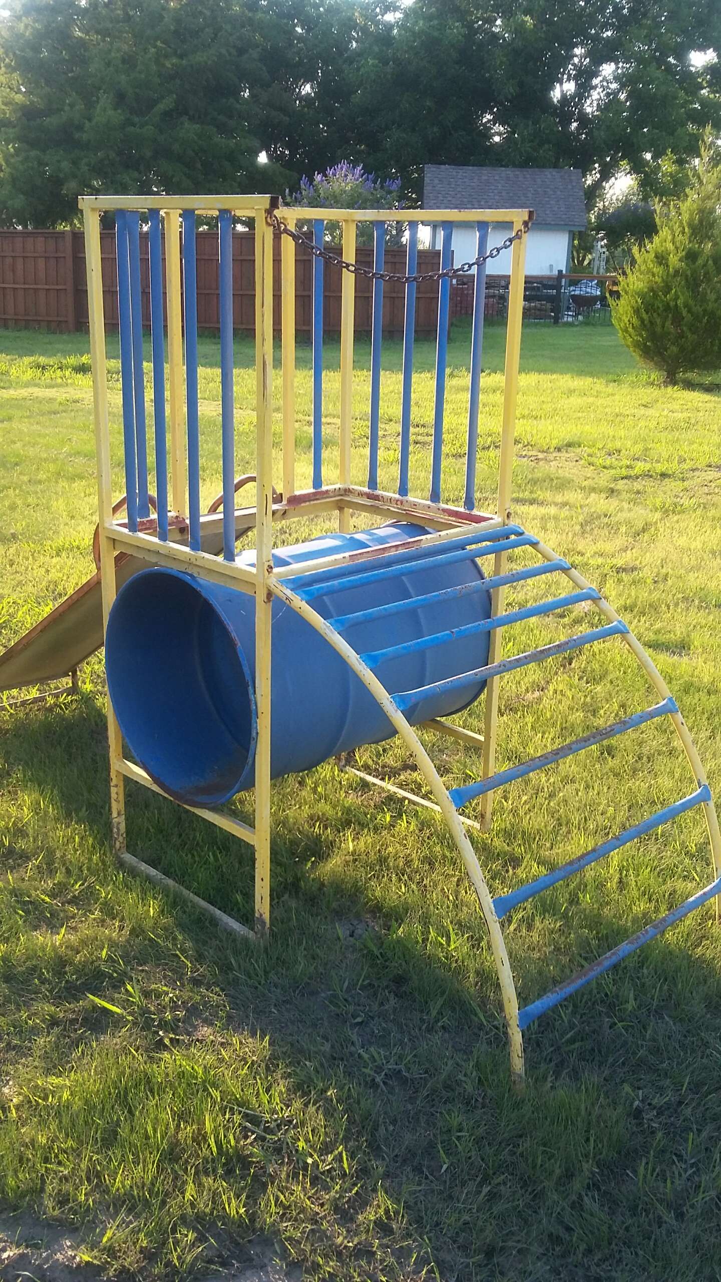 Vintage metal playground slide equipment for sale in Rockwall, TX