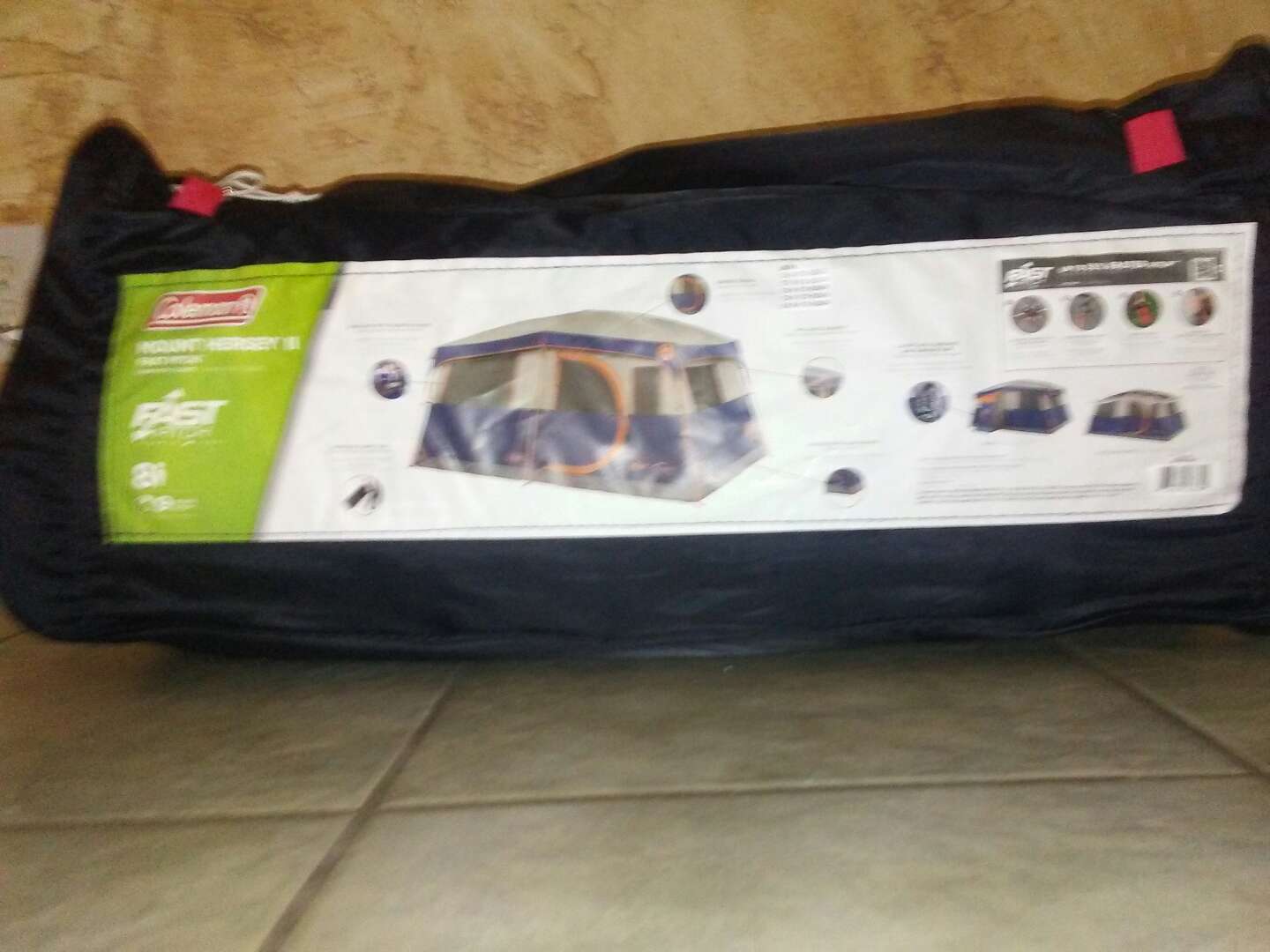 NEW Coleman Mount Hersey II 8 person tent w/ room divider & closet