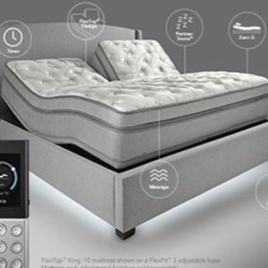 Sleep Number i10 Split King Mattress with Adjustable Base for sale in ...