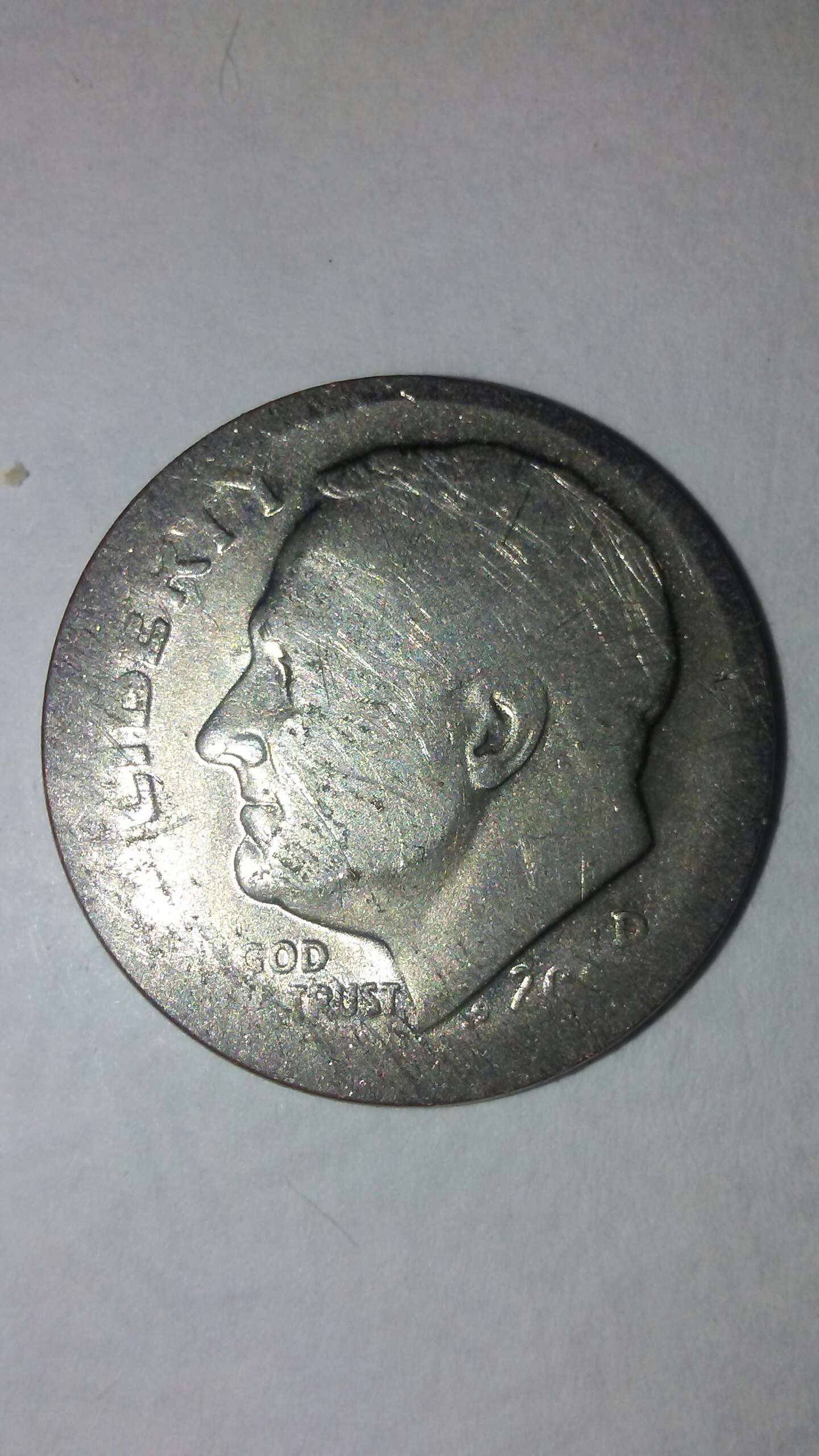 2000 D Roosevelt Dime on Foreign Copper Planchet for sale in Mesquite