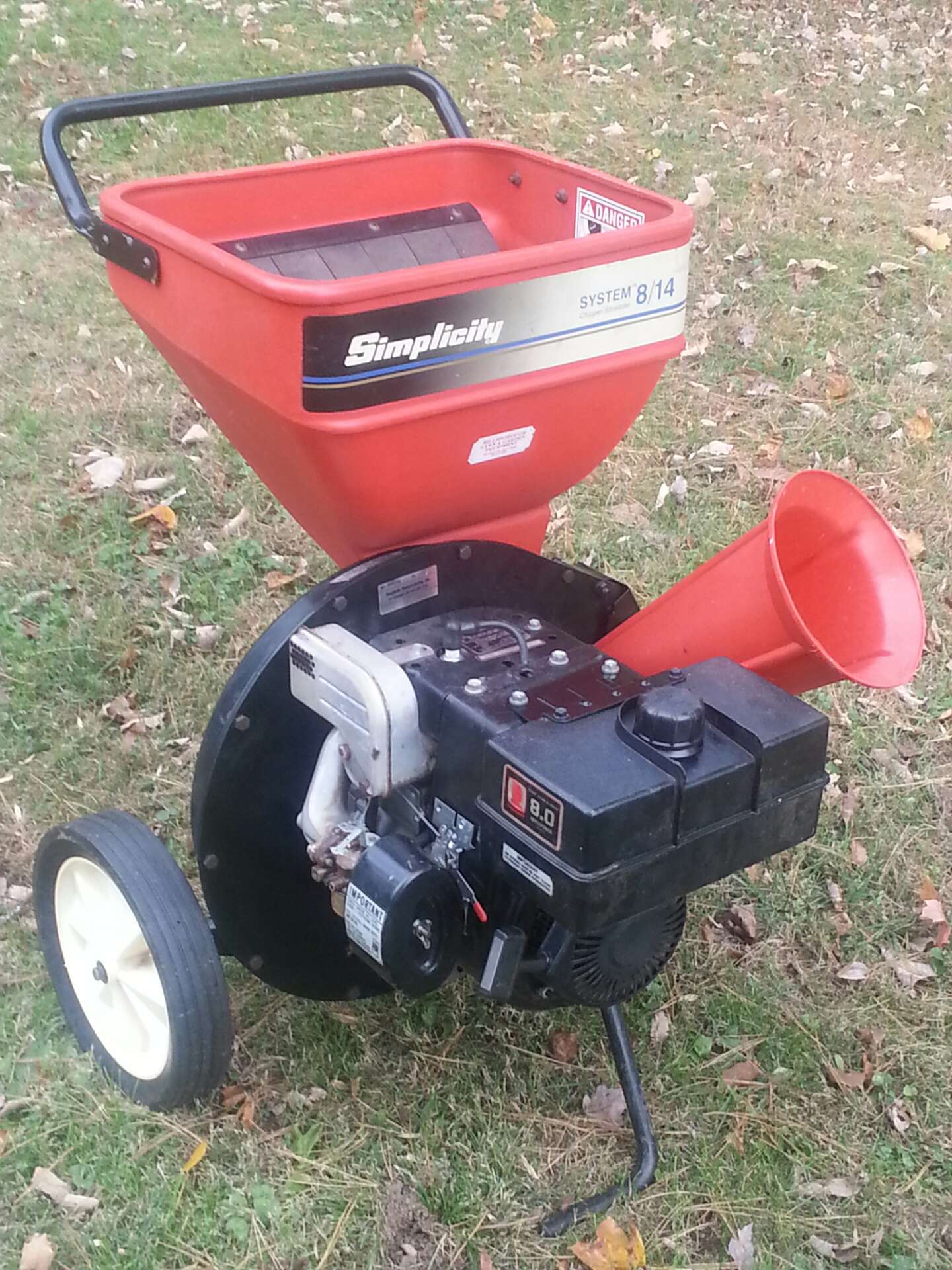 Simplicity Chipper Shredder for sale in Clinton, NJ 5miles Buy and Sell