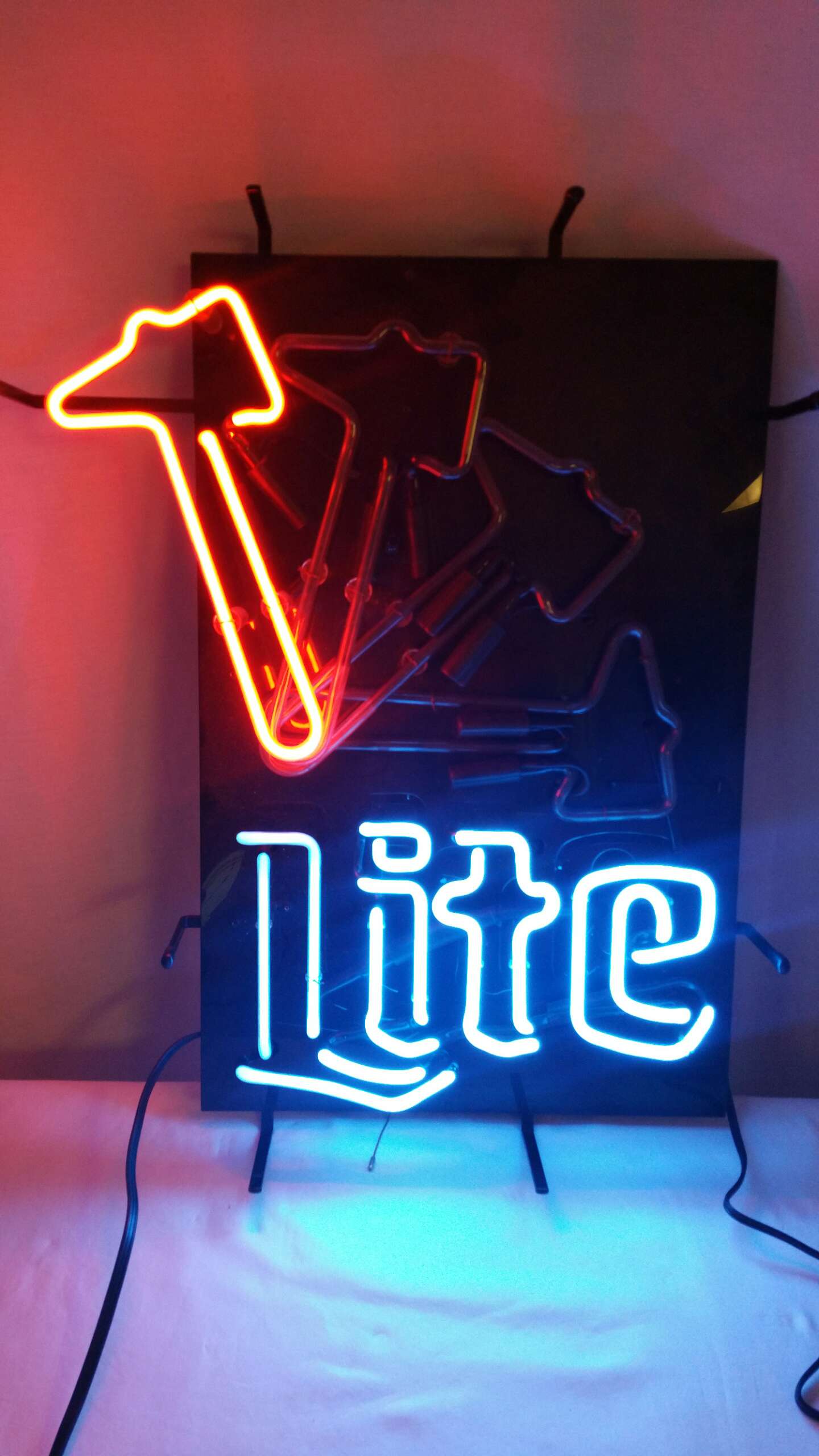 Atlanta Braves Neon Light Sign Tomahawk Chop Miller Lite Rare FindIn ...