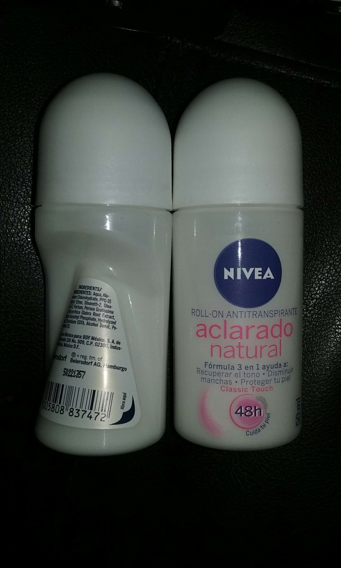 NIVEA roll on deodorants Aclarado Natural / Natural whitening in Rialto |$8