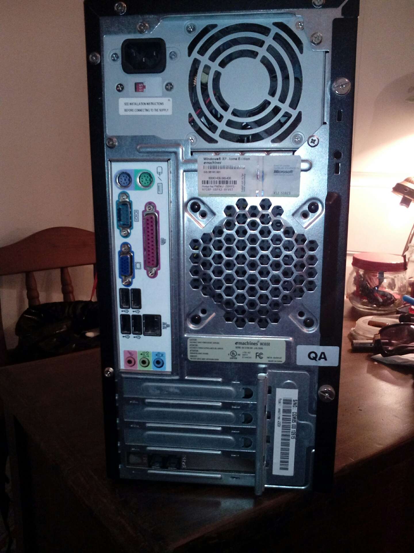 DESKTOP/TOWER EMACHINE PC TOWER W3650 for sale in North Little Rock, AR