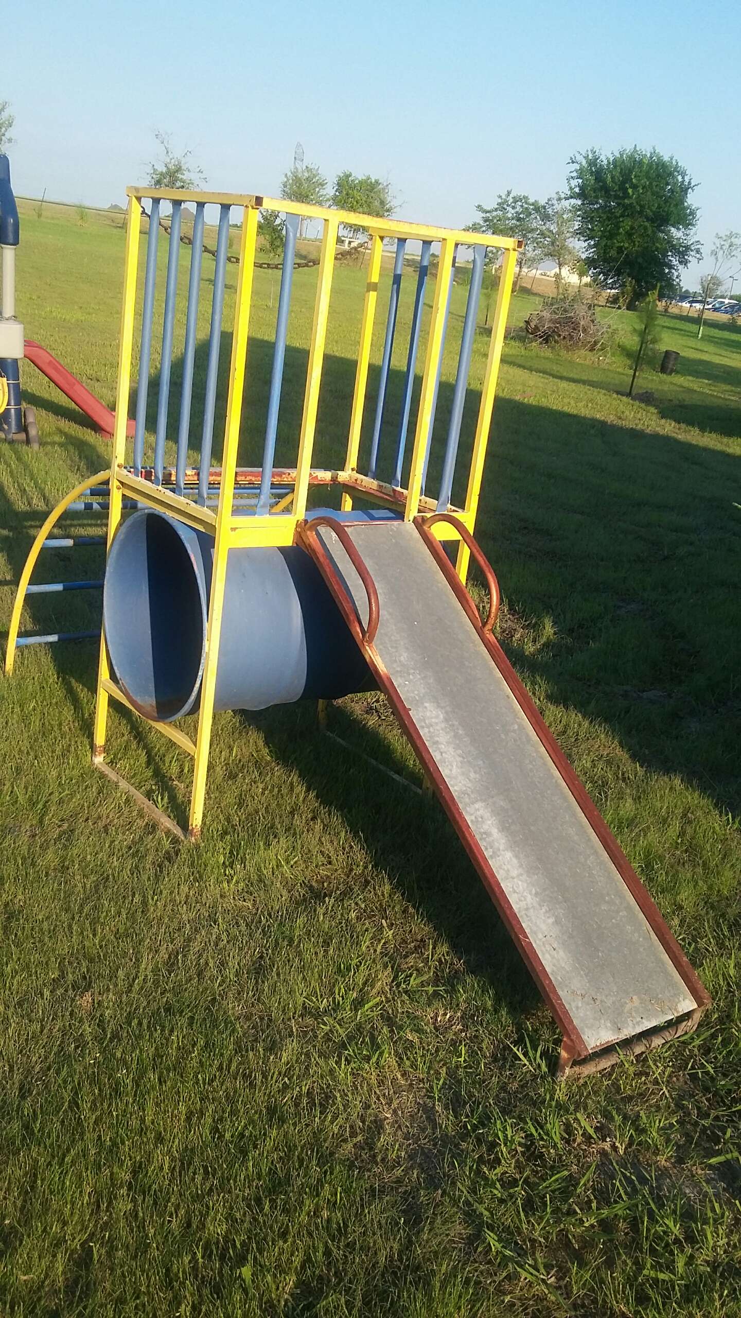 Vintage metal playground slide equipment for sale in Rockwall, TX