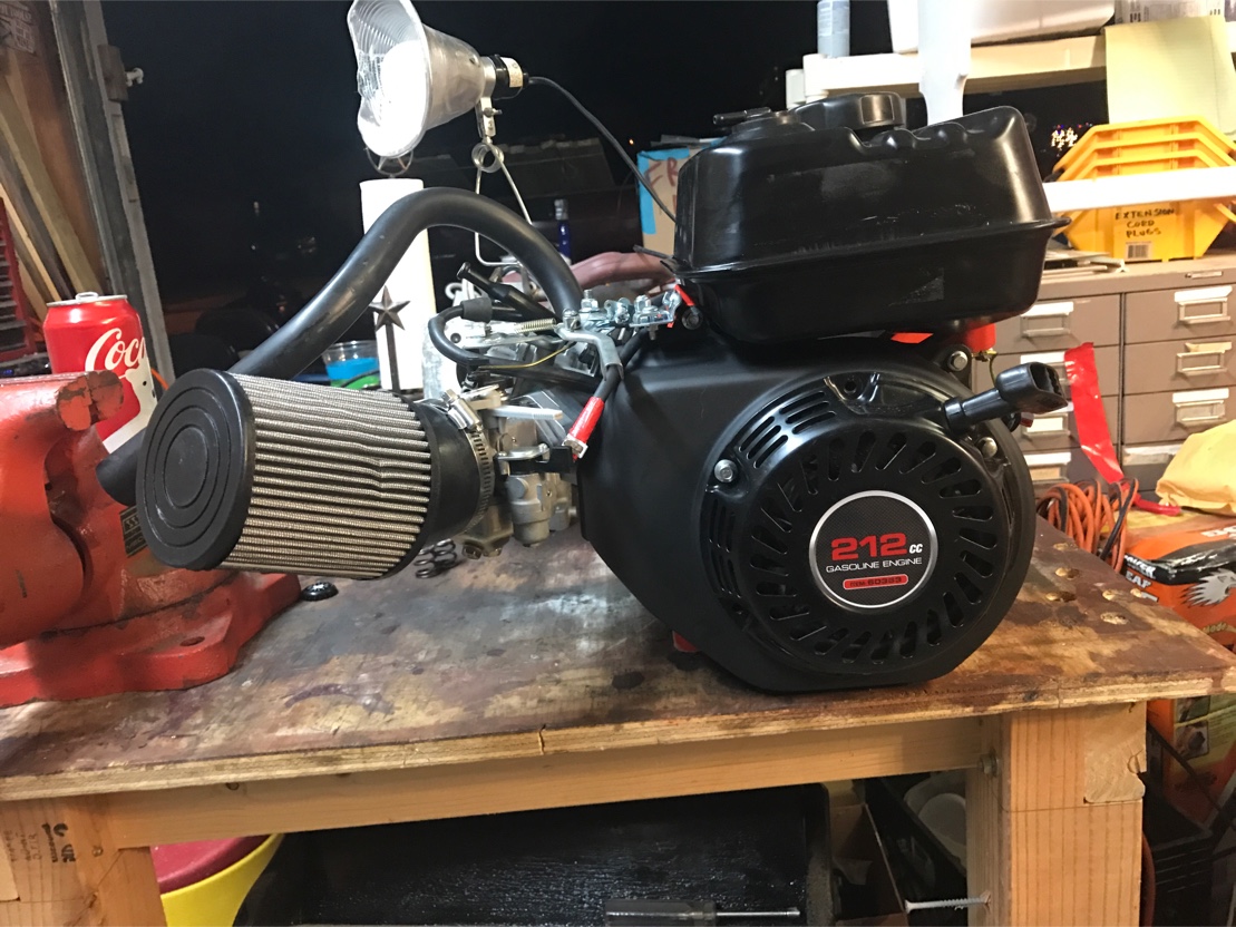 Predator 212cc Ghost Kart Racing Engine Hp