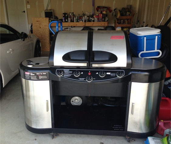 gas grills with deep fryer
