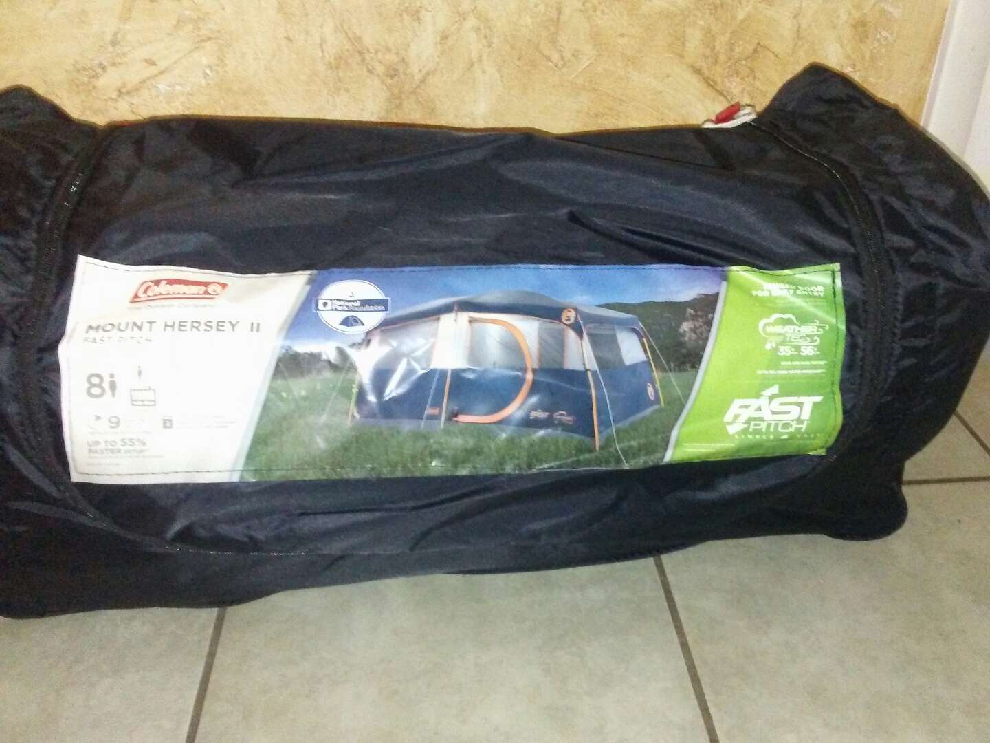 NEW Coleman Mount Hersey II 8 person tent w/ room divider & closet