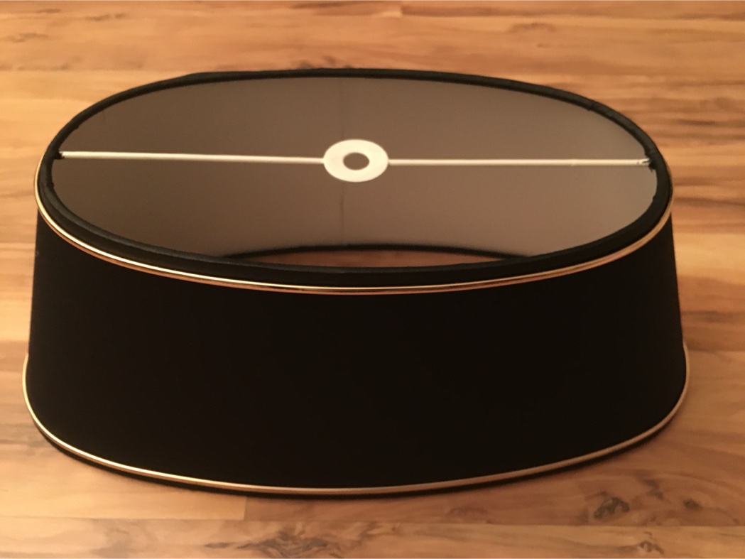 Black oval lamp shade, never used! Only 5 left for sale in Los Angeles