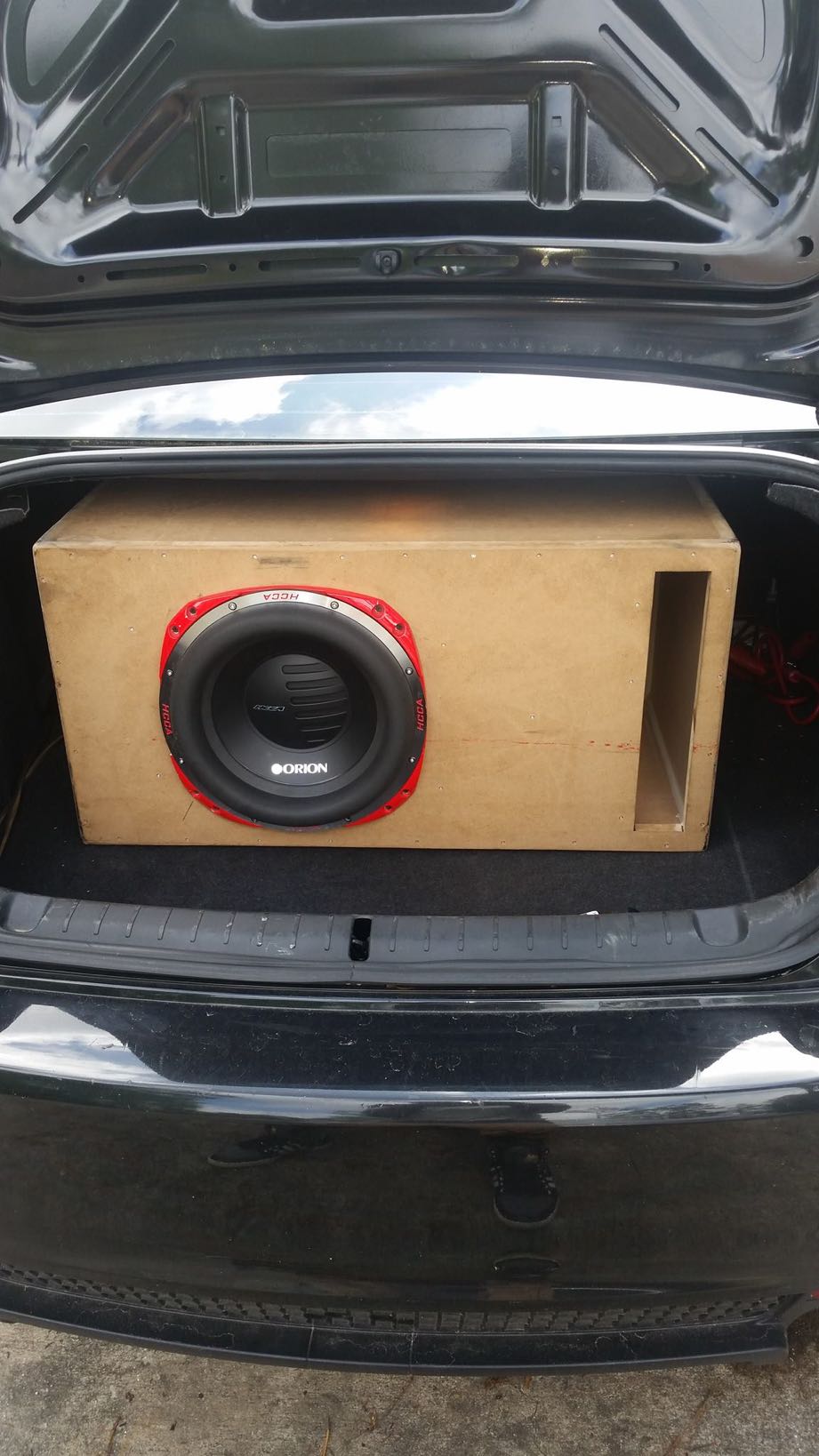 Orion HCCA 12 Competition speaker in custom ported box 2500 rms 5000