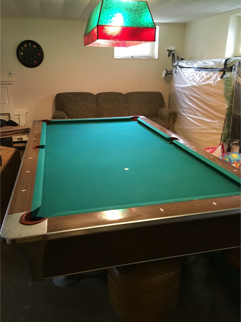 fischer-empress-105-vintage-pool-table-with-light-and-balls-for-sale-in