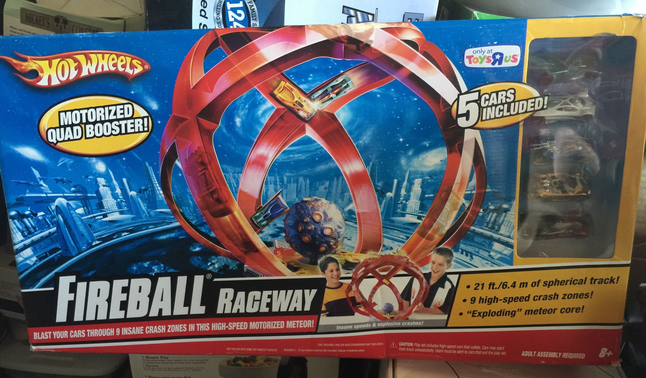 Hot Wheels FireBall Raceway with 5 Cars (New) for sale in Claremont, CA