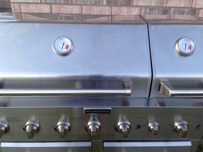 KitchenAid 6Burner Dual Chamber Gas Grill in Stainless Steel with