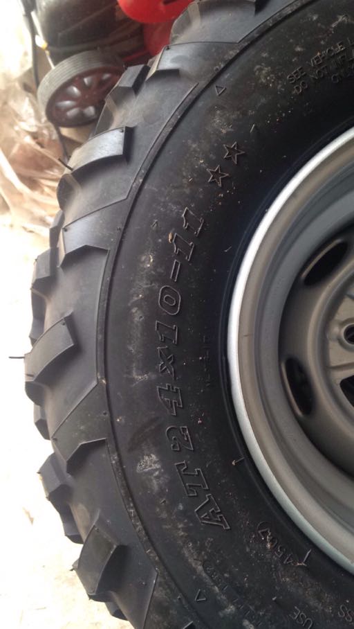 2 Maxxis M978 AT 24x1011 & 2 & M977 AT 24x812. Went on my Honda rancher, brand for sale in