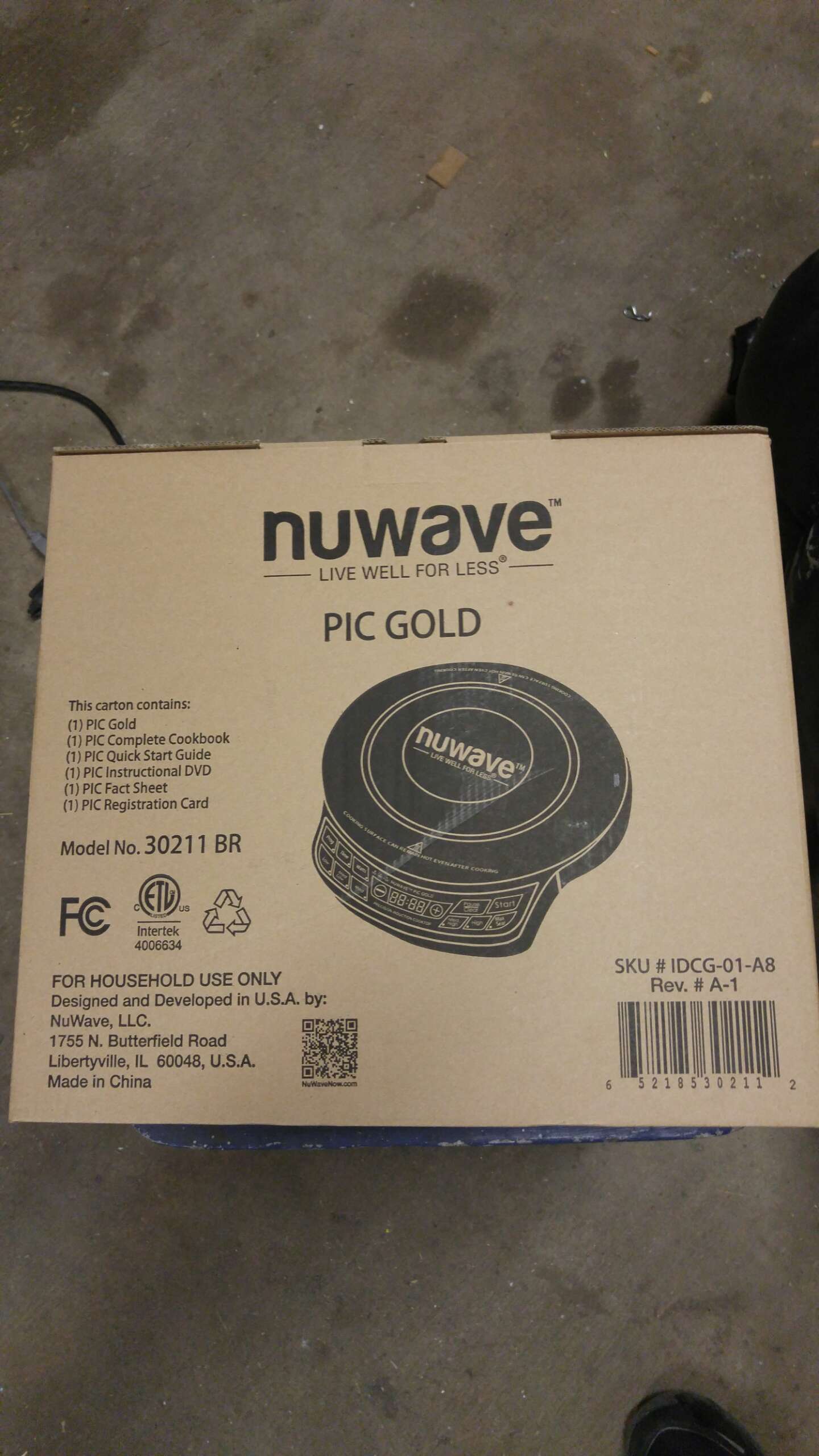 NuWave PIC Gold Induction Cooktop Model 30211 BR for sale in Dallas