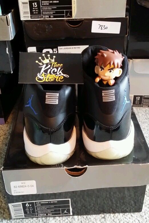 nike air jordan og retro space jam 11 pads size 6 gs icey soles og box very rare for sale 5miles buy and sell 5miles