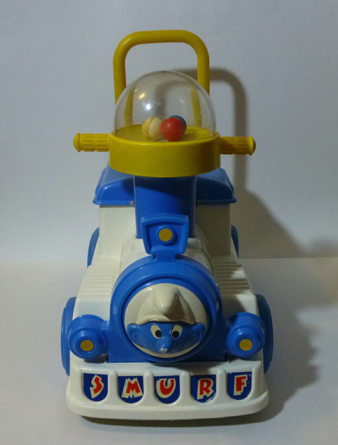 *rare* Vintage 1982 Smurfs-a-poppin Ride On Train Toy By Coleco For 