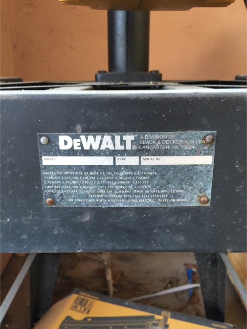 Dewalt 7730 10" radial arm saw for sale in Dallas, TX