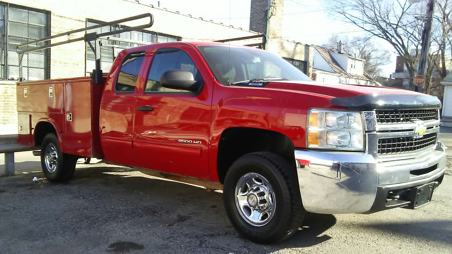 2010 chevy 2500hd silverado 4x4 extended cab utility box truck for sale ...