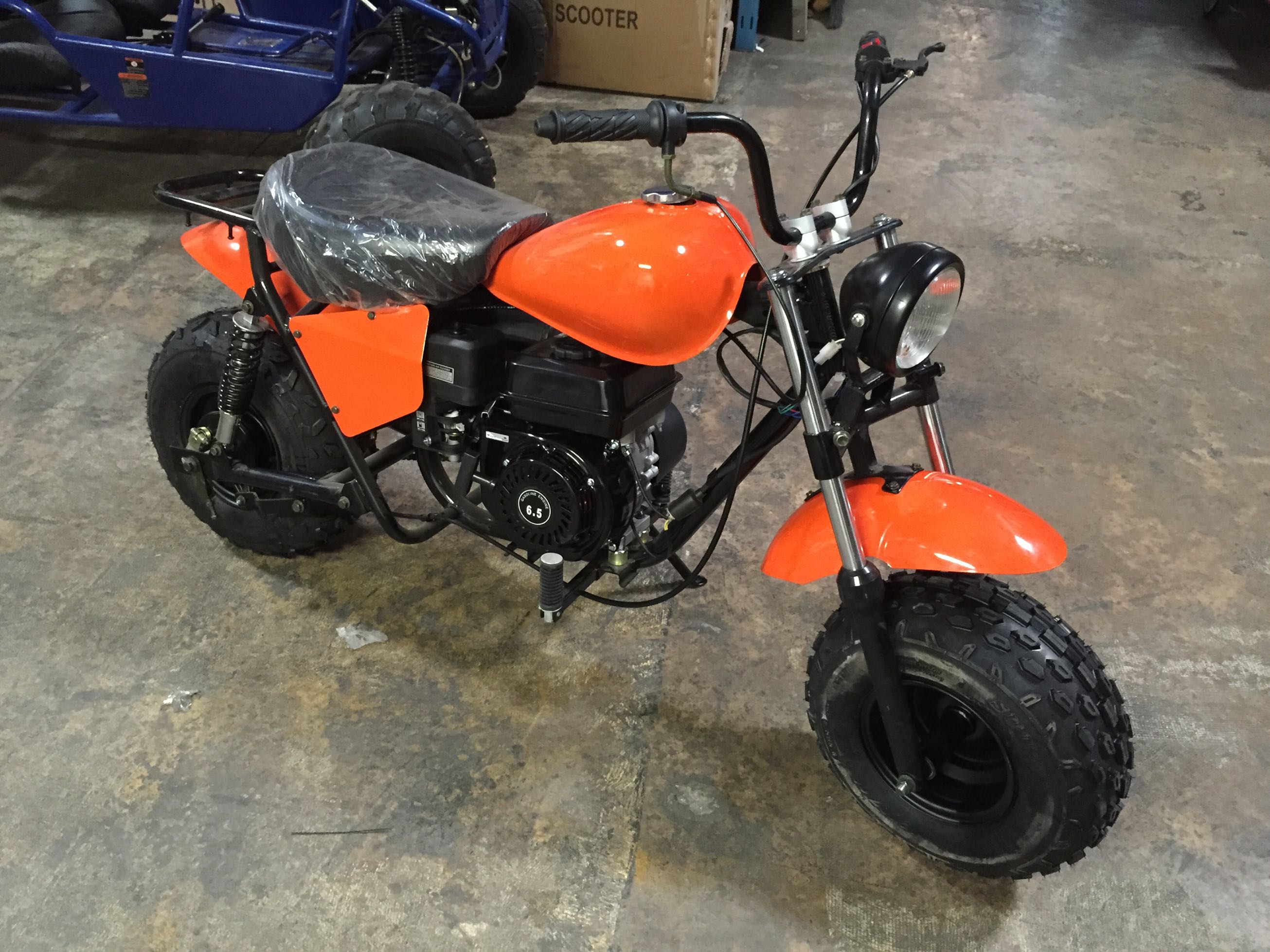 Brand New 200cc Mini Bike. Available color Red, Blue, Black, Orange