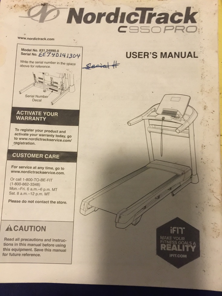Nordictrack c950 pro treadmill for sale in Pasadena, TX 5miles Buy