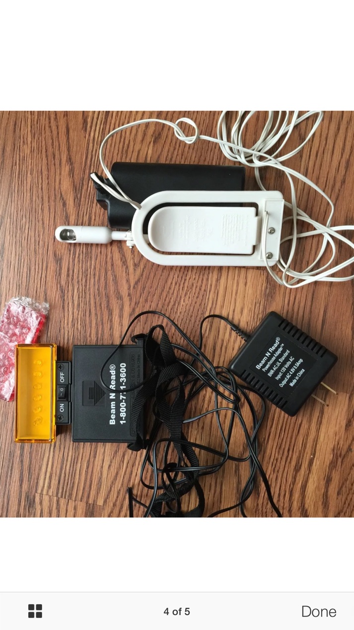 Itty Bitty Book Light & Beam n Read LED Hands Free Light for sale in