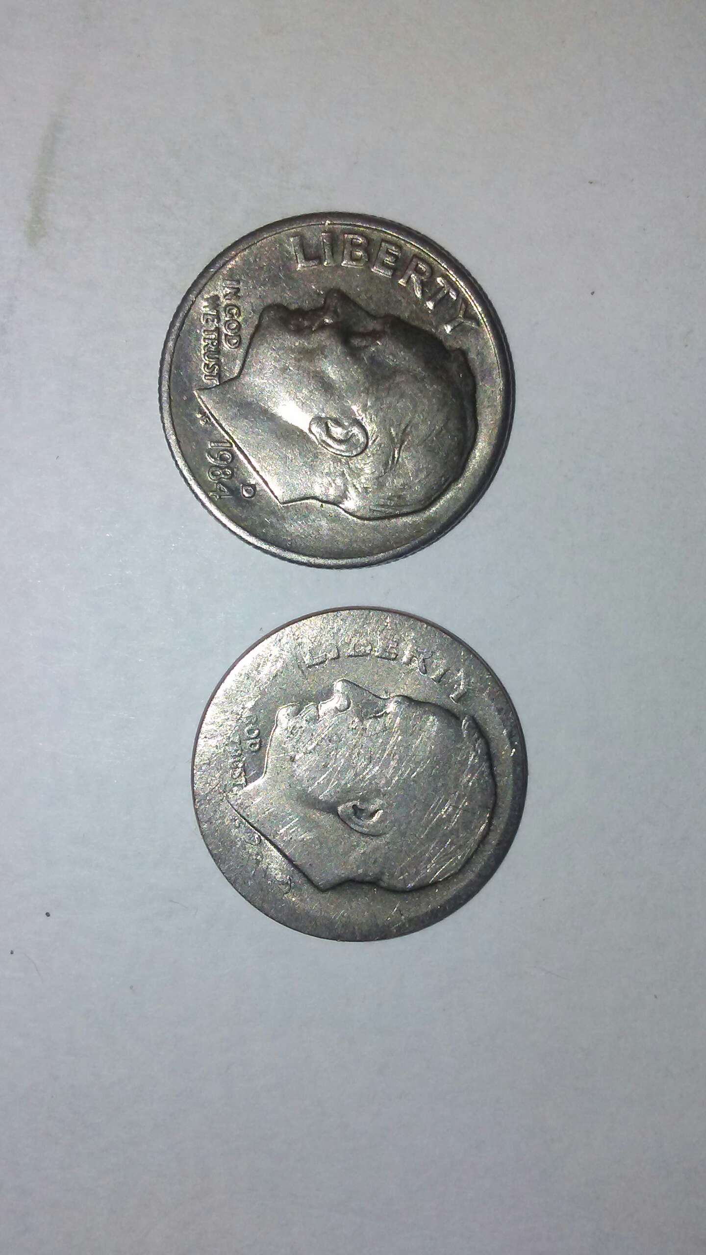 2000 D Roosevelt Dime on Foreign Copper Planchet for sale in Mesquite