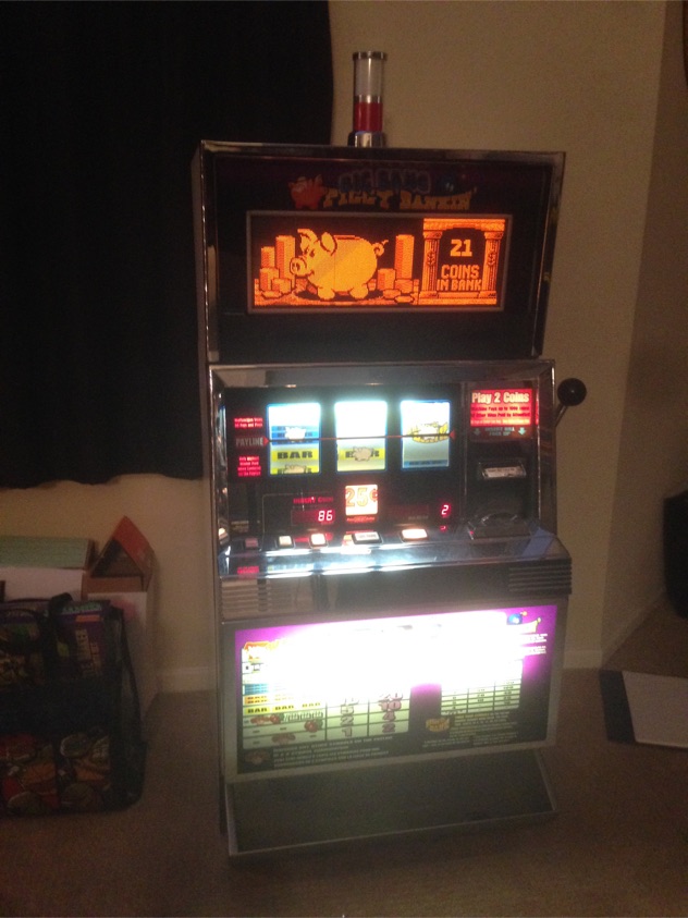 1996 Williams Big Bang Piggy Bankin' DOTMATION slot machine! for sale