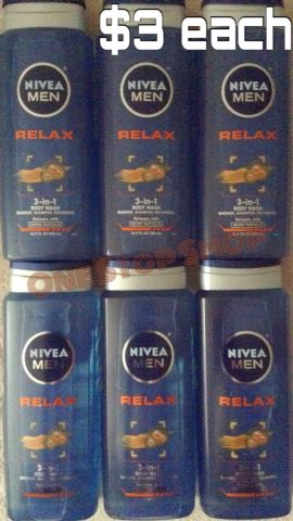 NIVEA Men Relax 3 In 1 Body Wash Shower.Shampoo.Recharge (16.8 fl oz) in LA |$3
